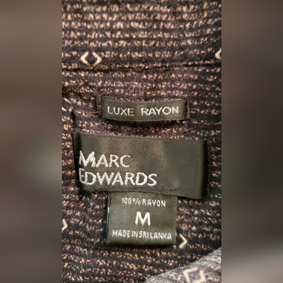 Marc Edward's Mens Shirt, size medium - Picture 3 of 4